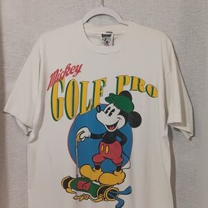 Disney Mickey Golf Pro Tee - White